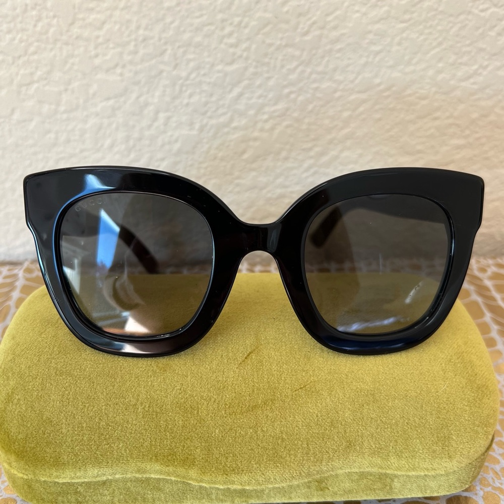 GUCCI Star GG0208S Round-Frame Acetate Sunglasses